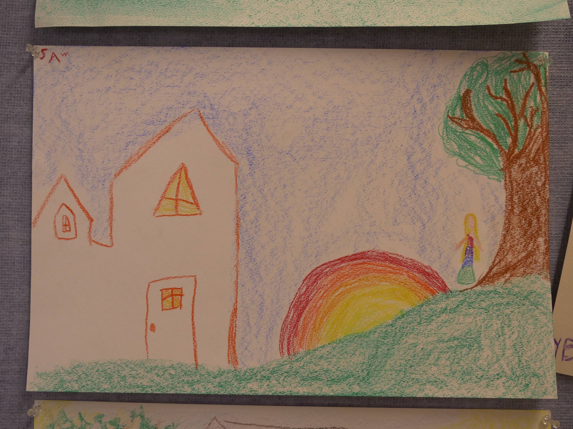 Organic Beeswax Crayons: 8 Rainbow Colors in Block