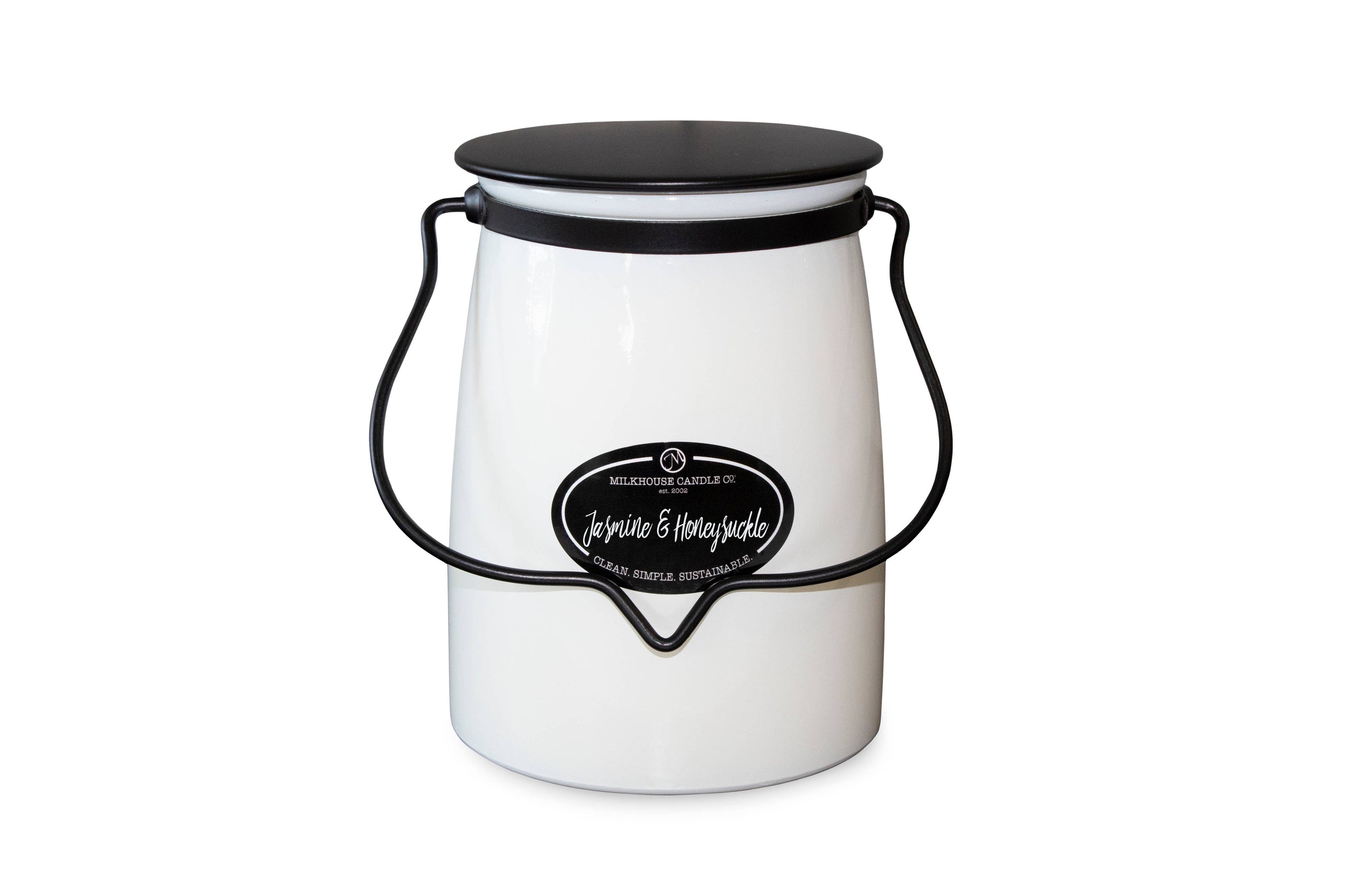 22 oz Butter Jar Candle: Jasmine & Honeysuckle