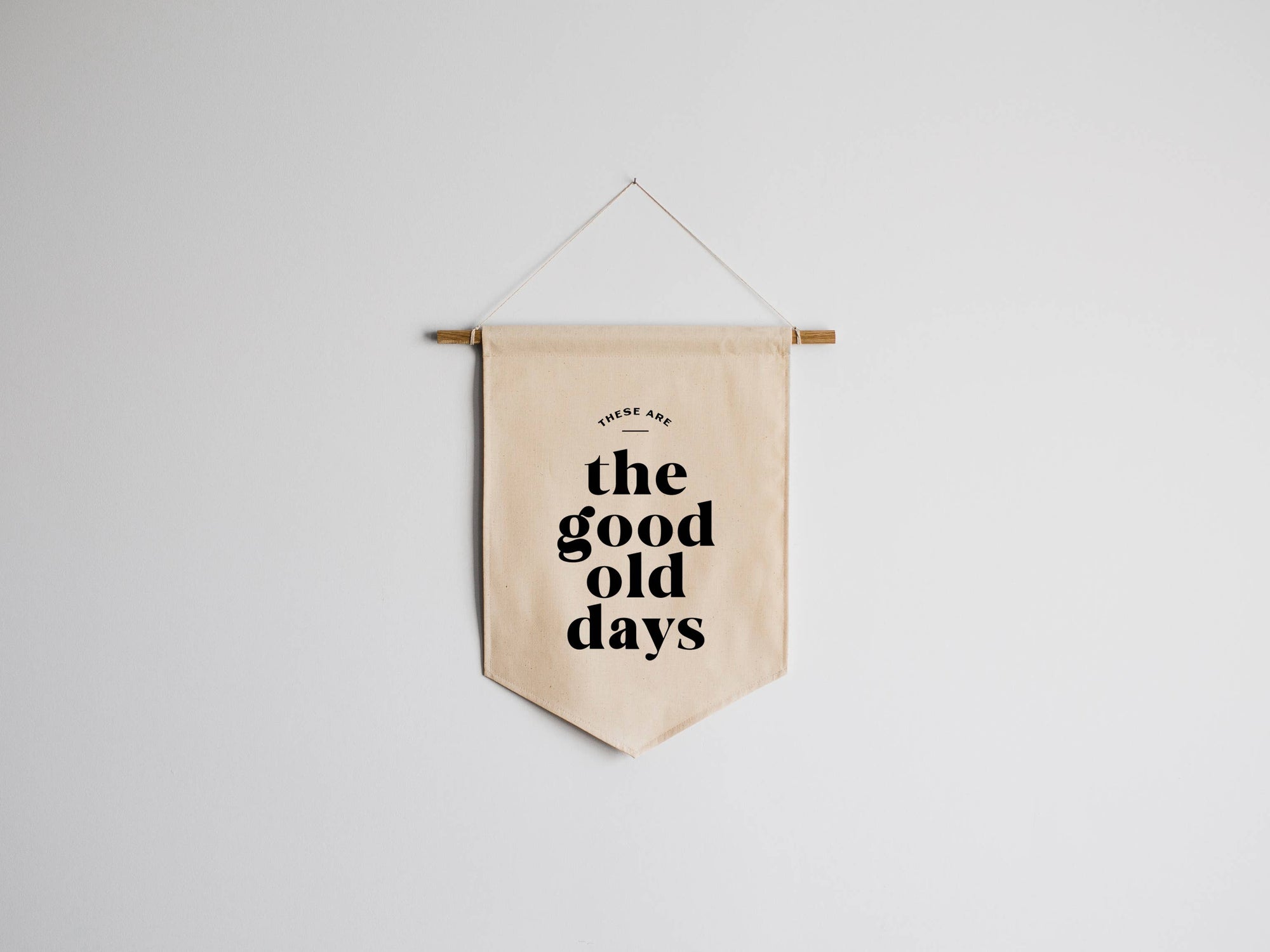 Gladfolk Good Old Days Canvas Banner