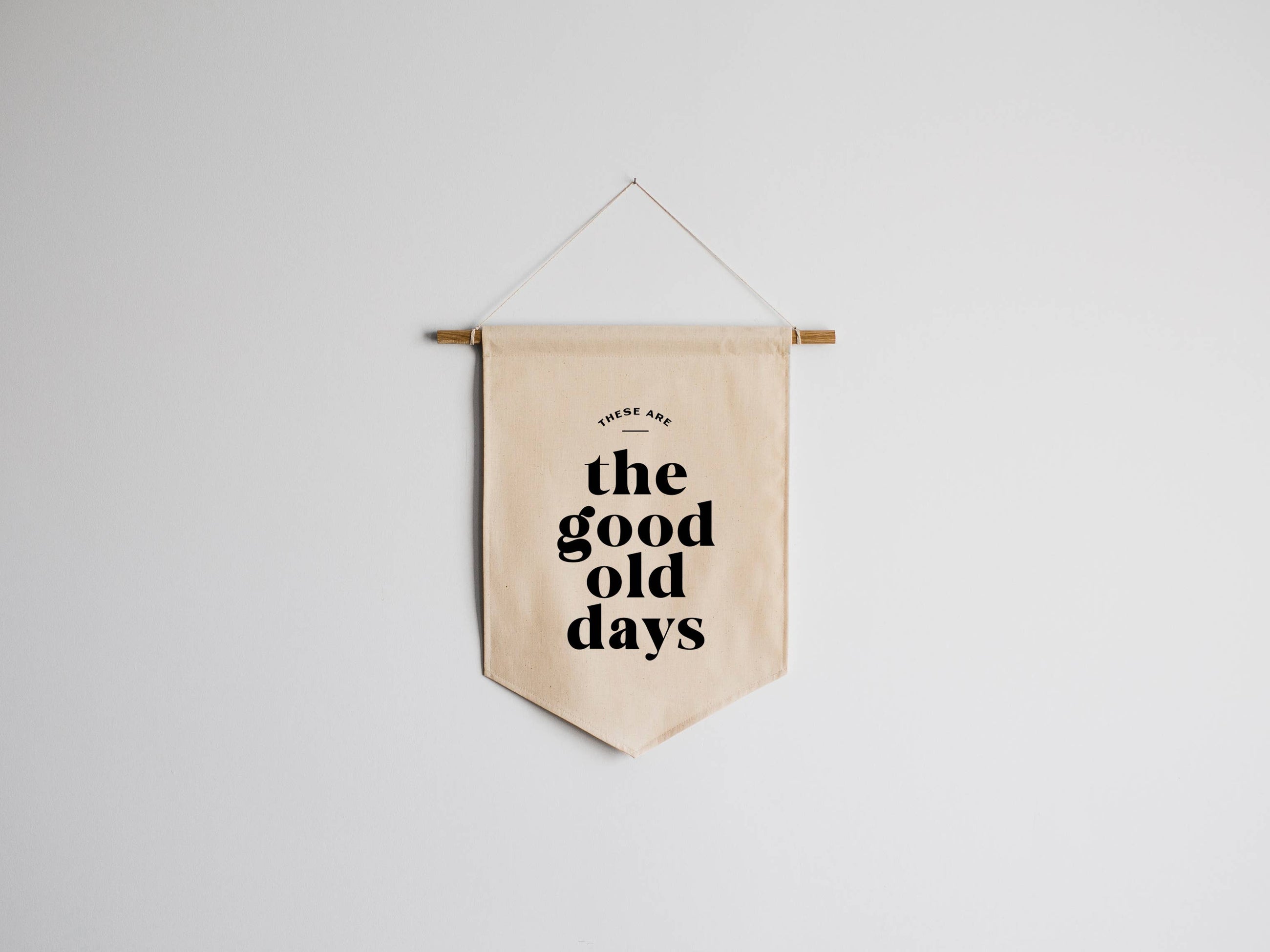 Gladfolk Good Old Days Canvas Banner