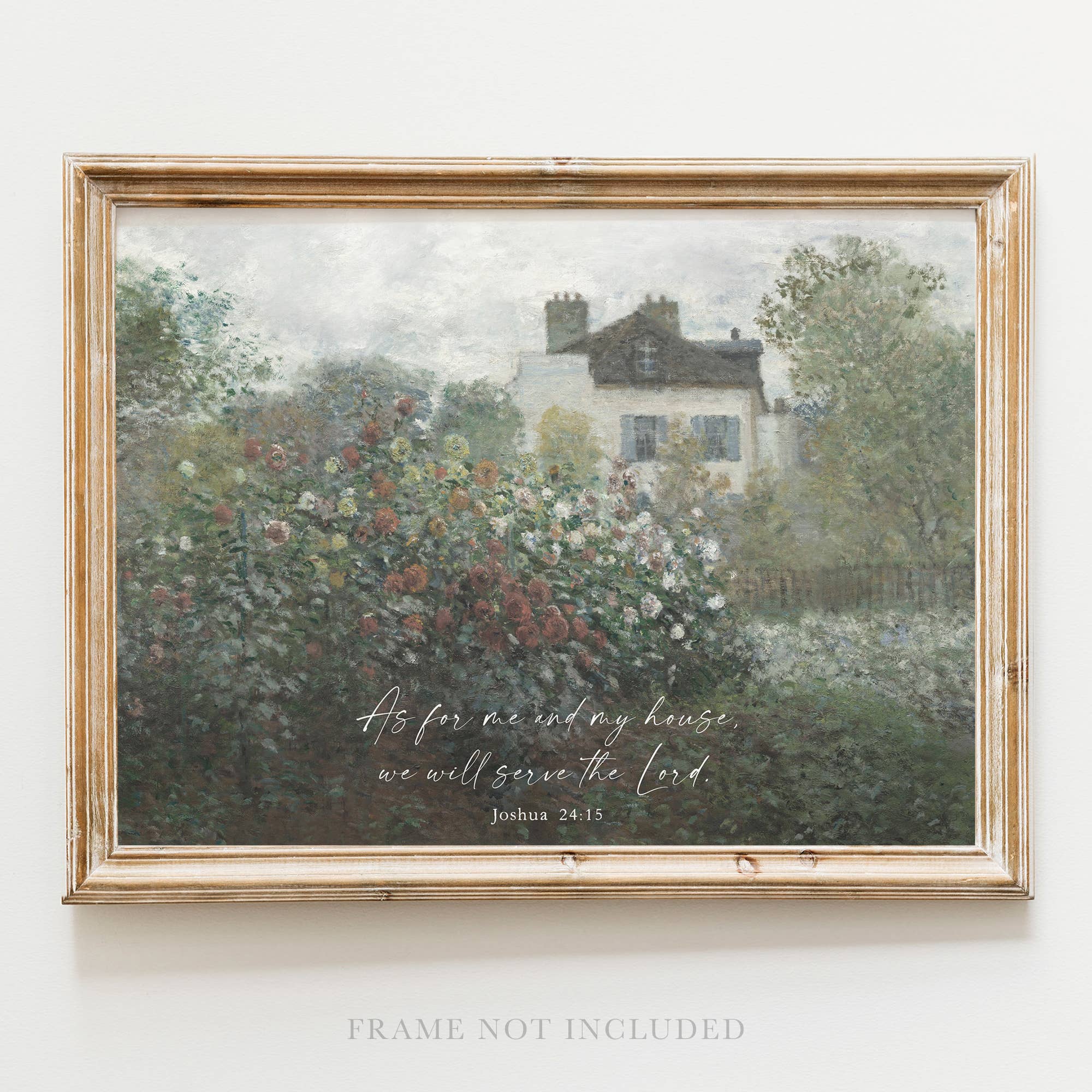 As for Me and My House Wall Art Print