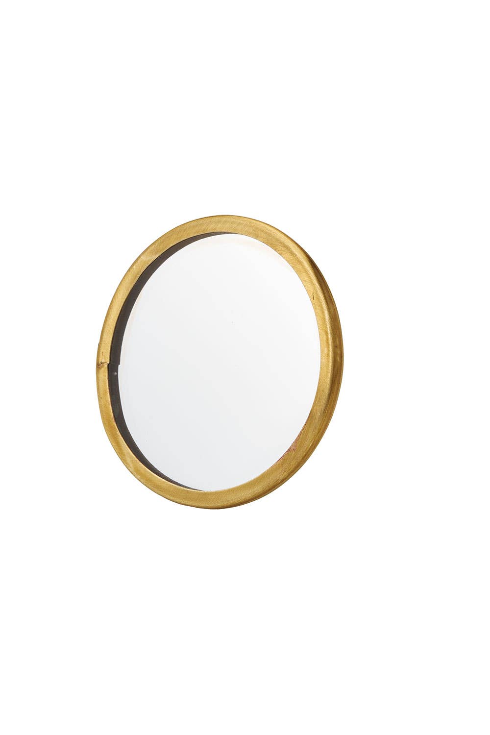 Brass Framed Mirror (S)Round