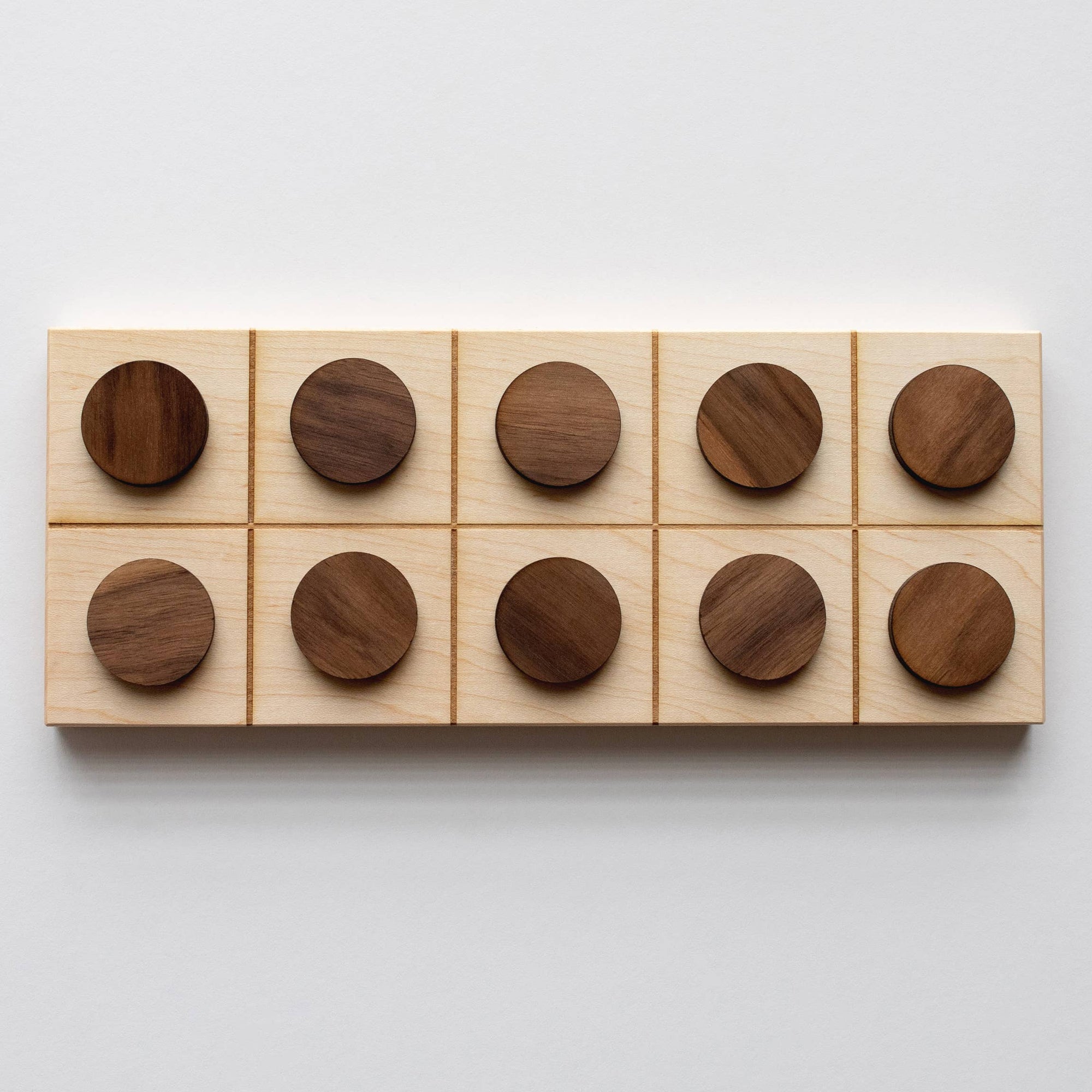 Gladfolk Wooden Ten Frame & Counting Pieces • Modern Wood Math Board