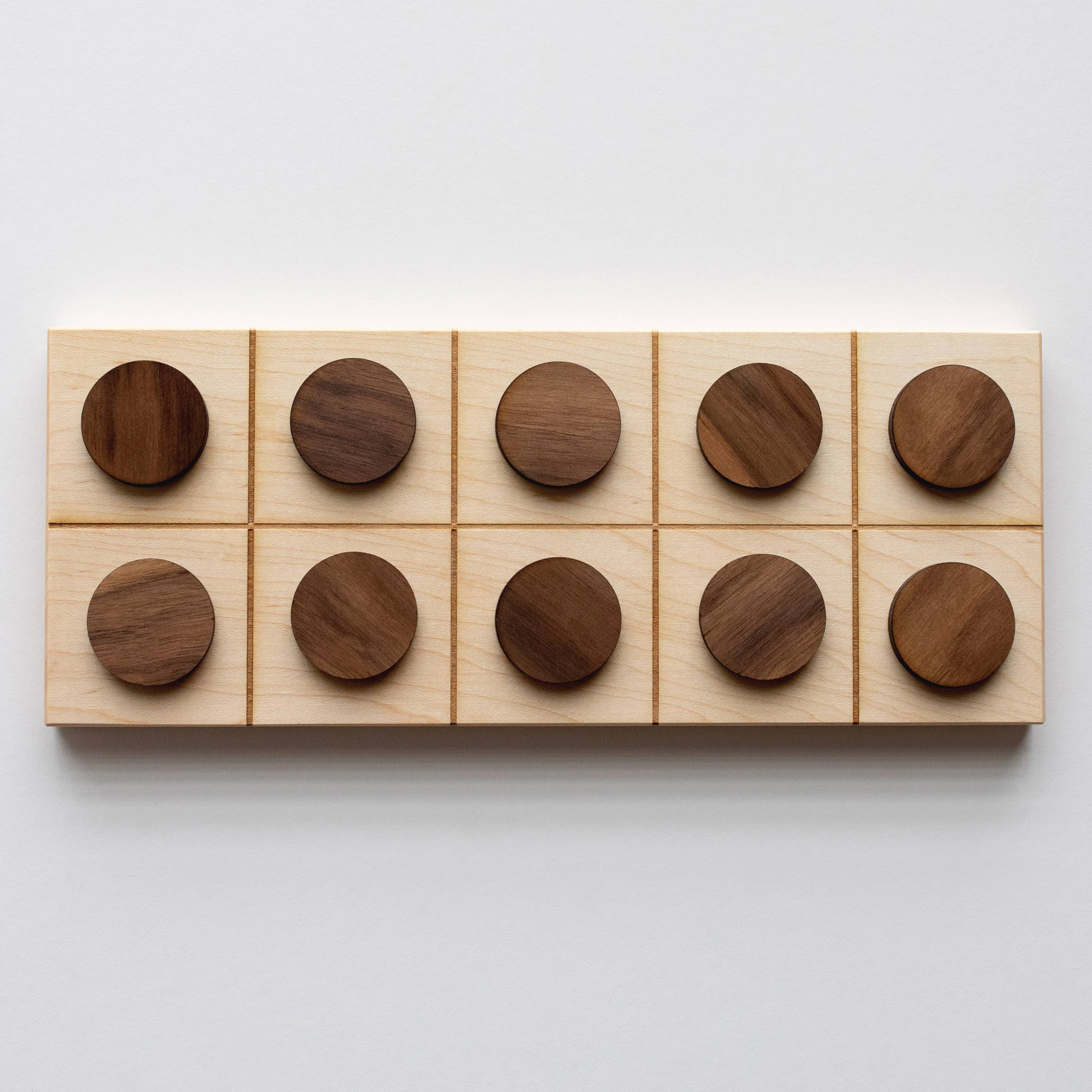 Gladfolk Wooden Ten Frame & Counting Pieces • Modern Wood Math Board