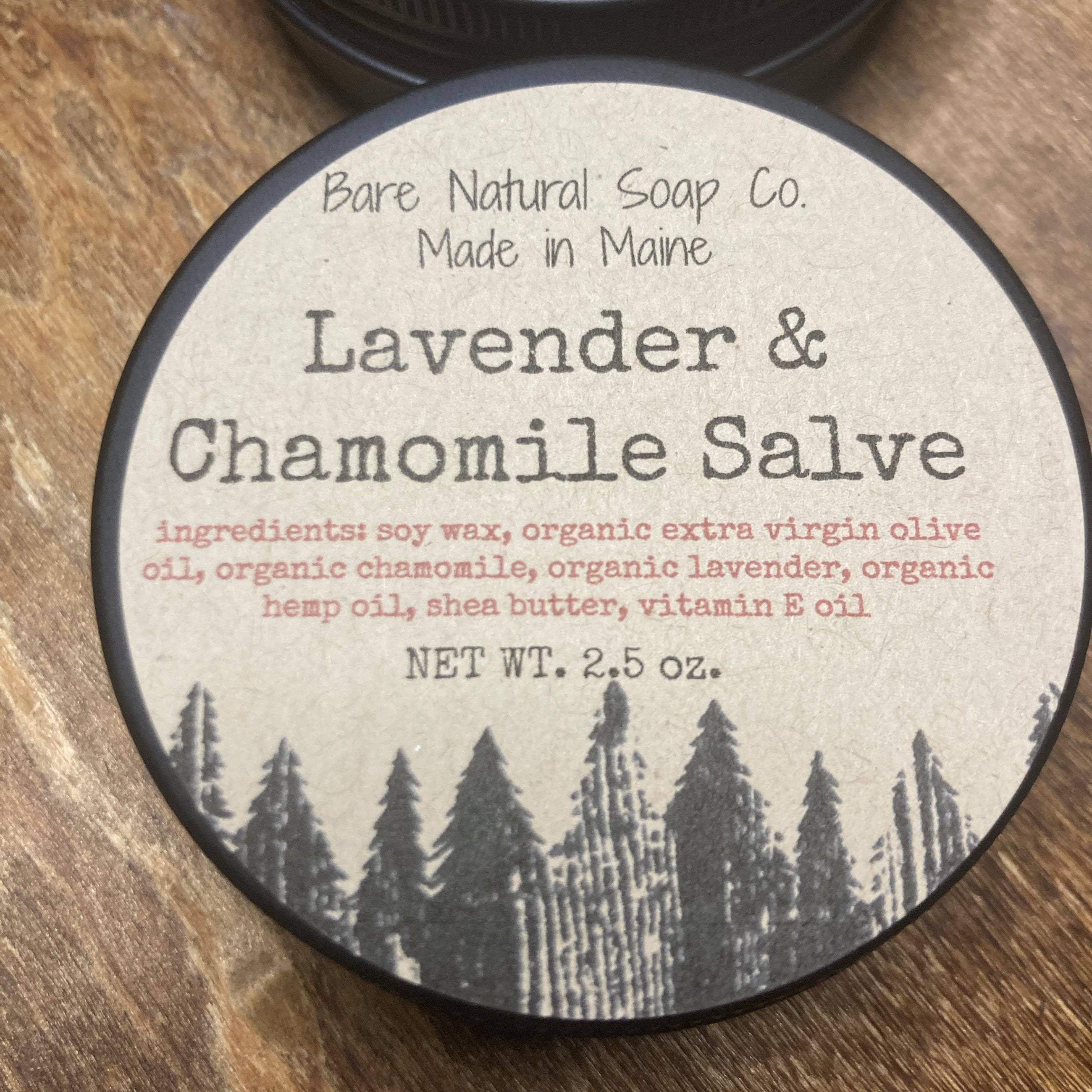 Lavender & Chamomile Salve | Herbal Salve | Made in Maine