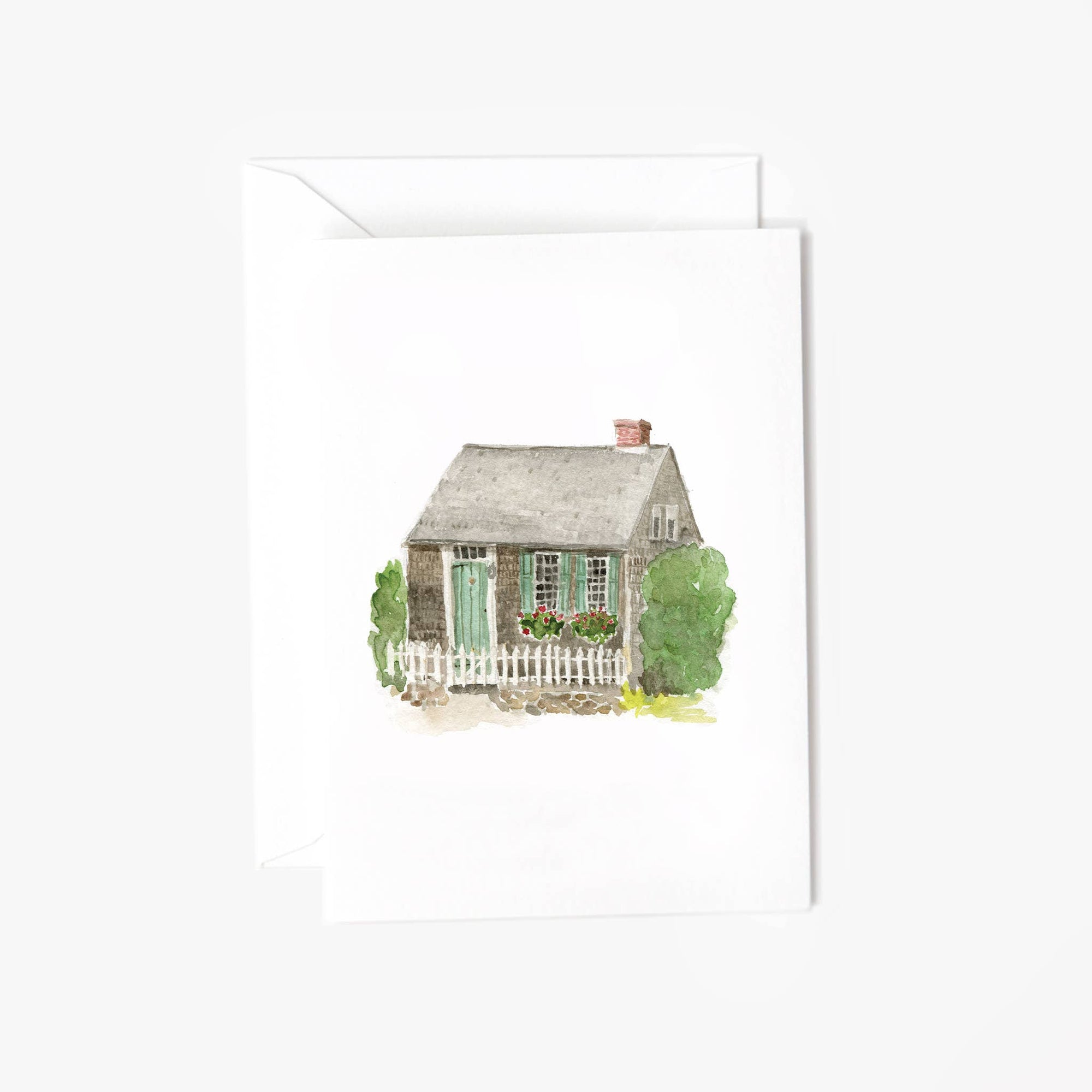 Cottage mini notecard