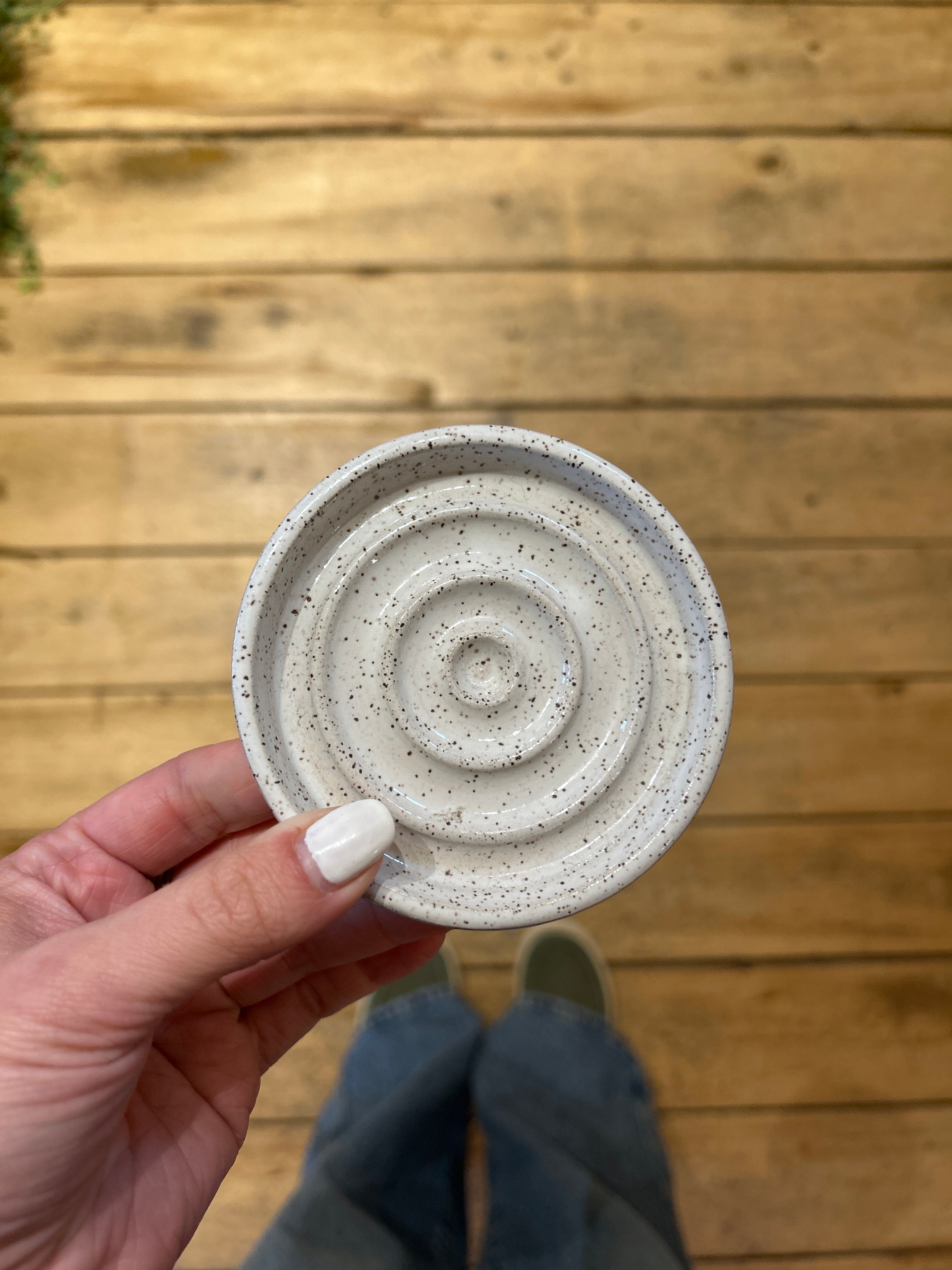 White Plate, Handmade Pottery