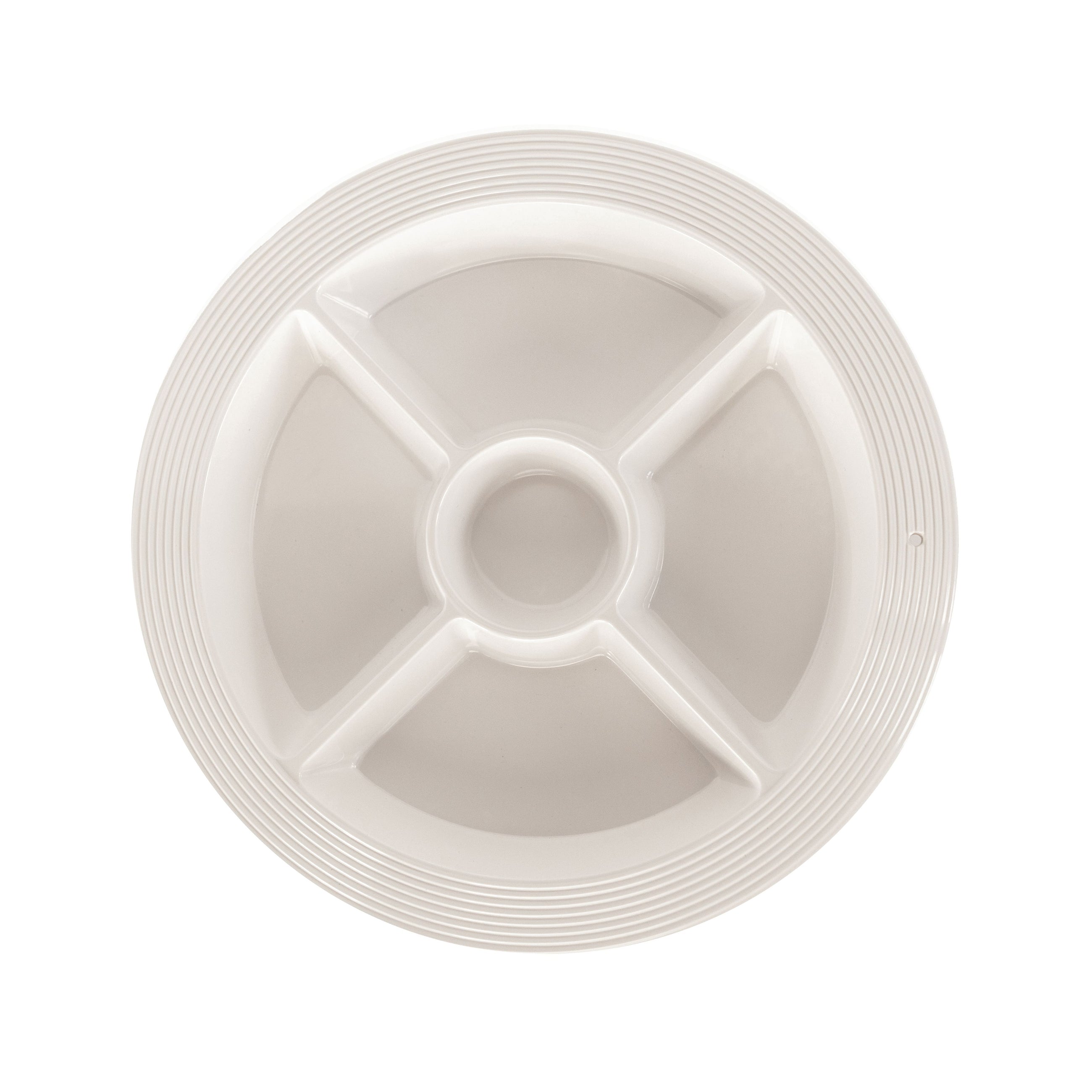 Divided Server, round melamine