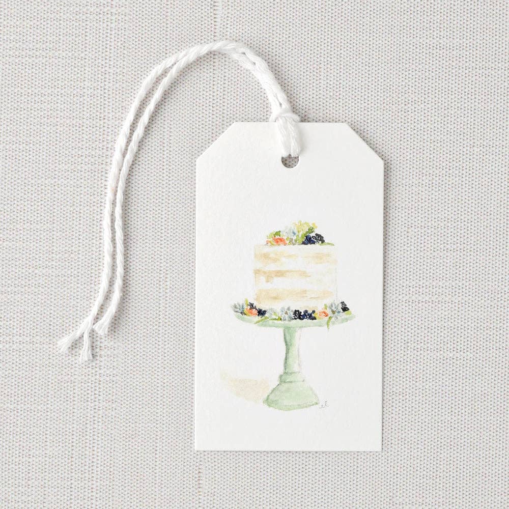 Cake gift tags