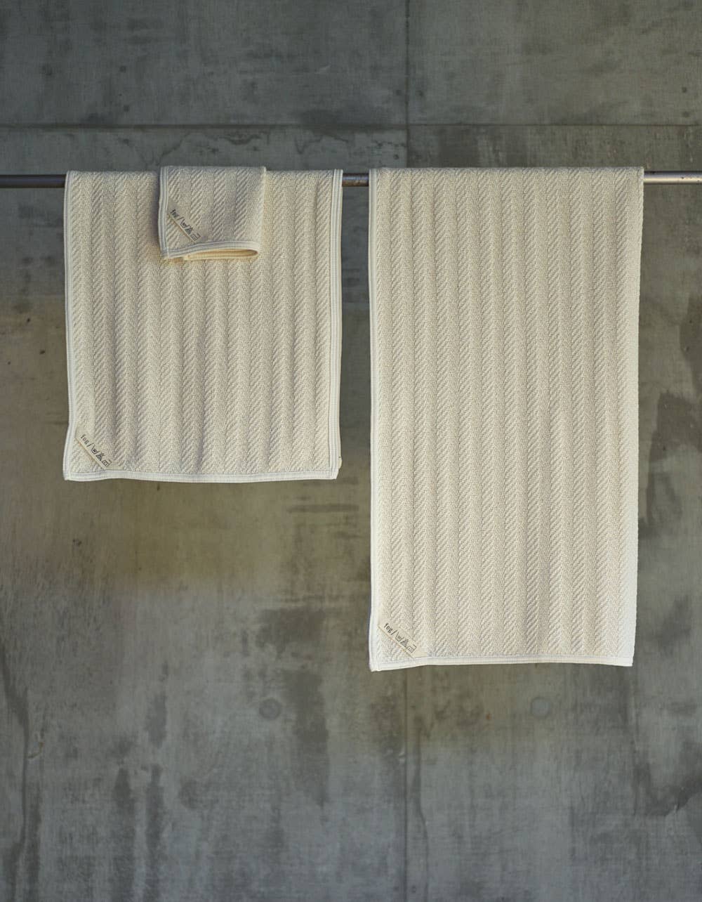 Herringbone Cotton Towel (L)