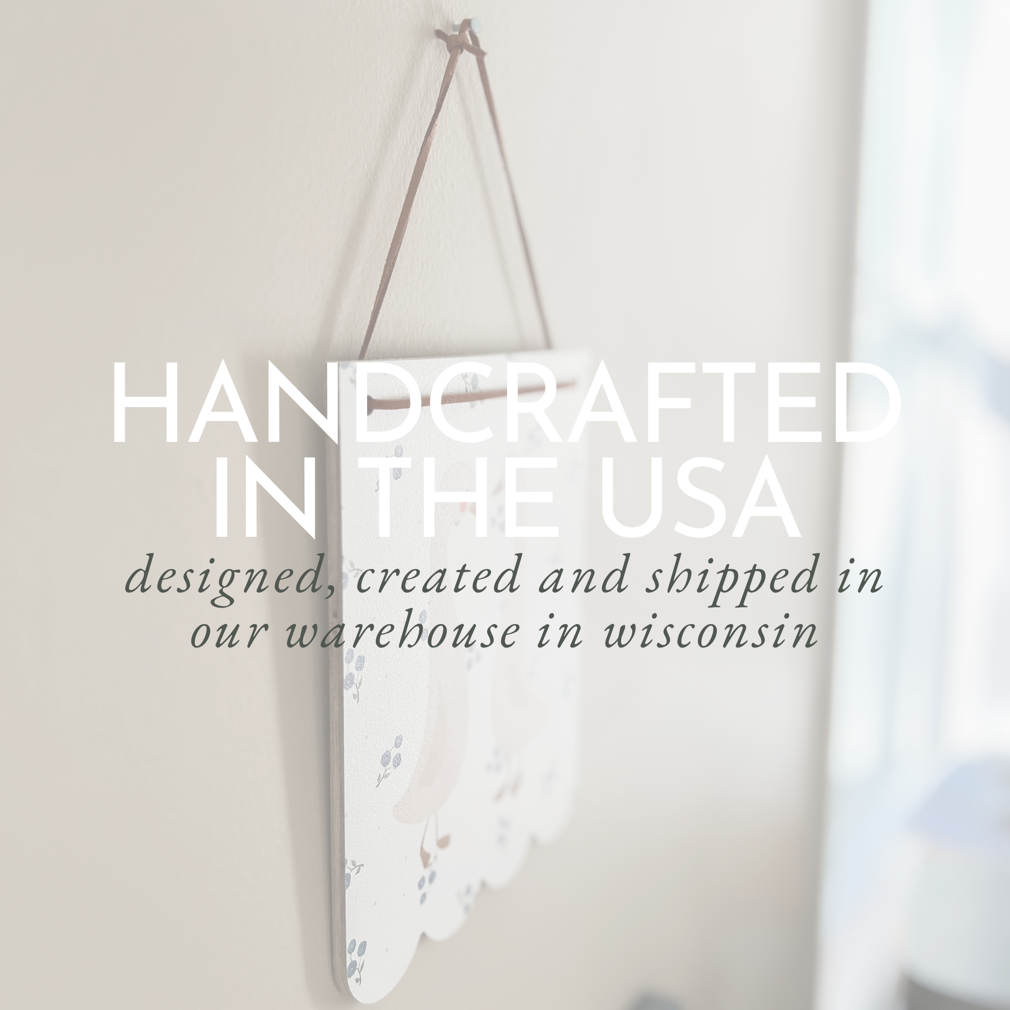 Giraffe Hanging Wall Art | Nursery Decor