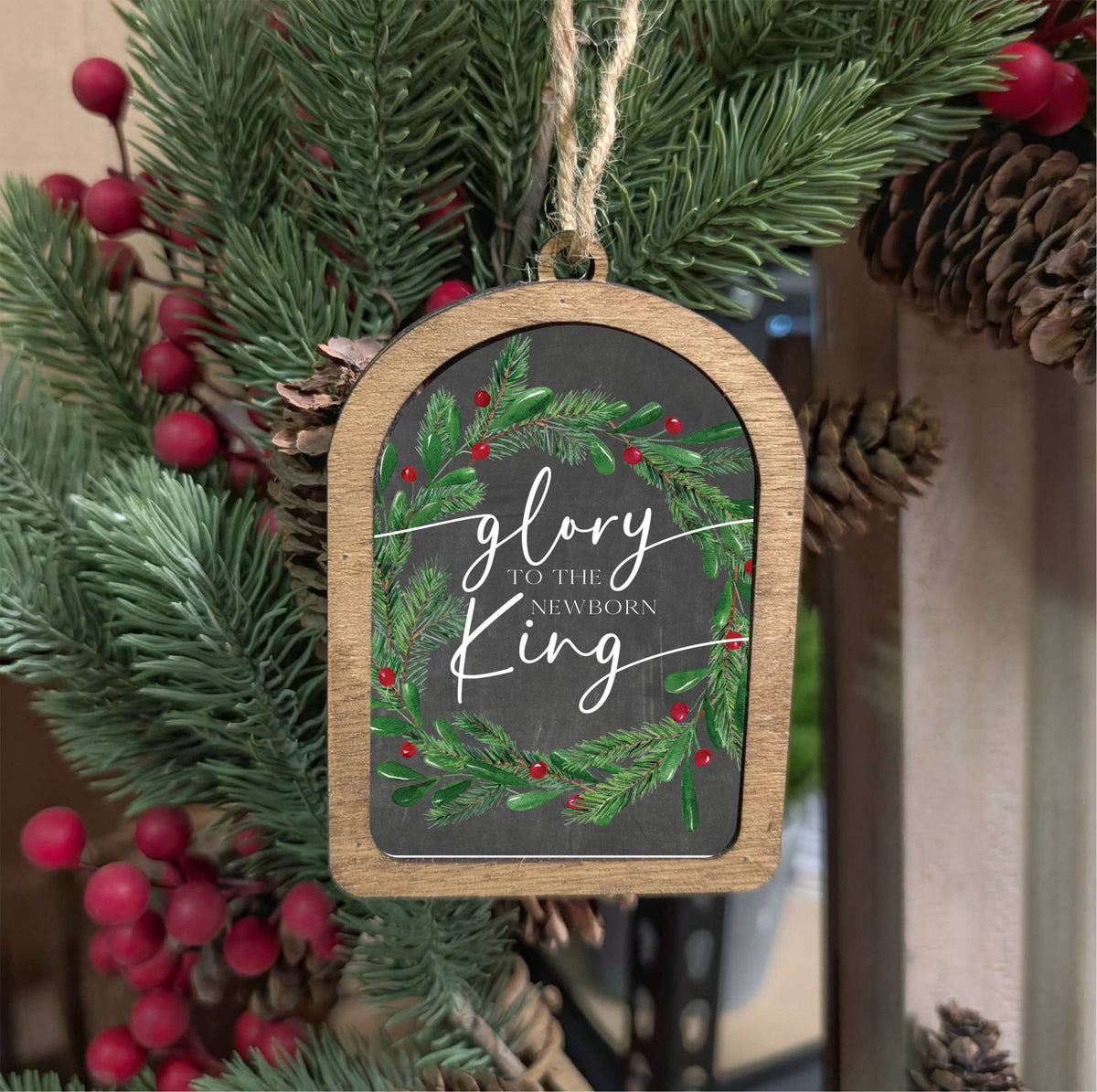 Canvas Arch Ornament Glory