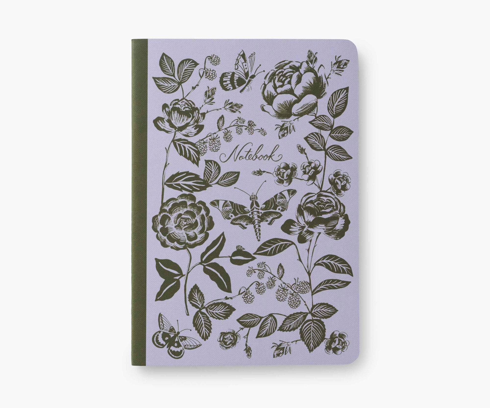 Assorted Set of 3 English Rose Notebooks