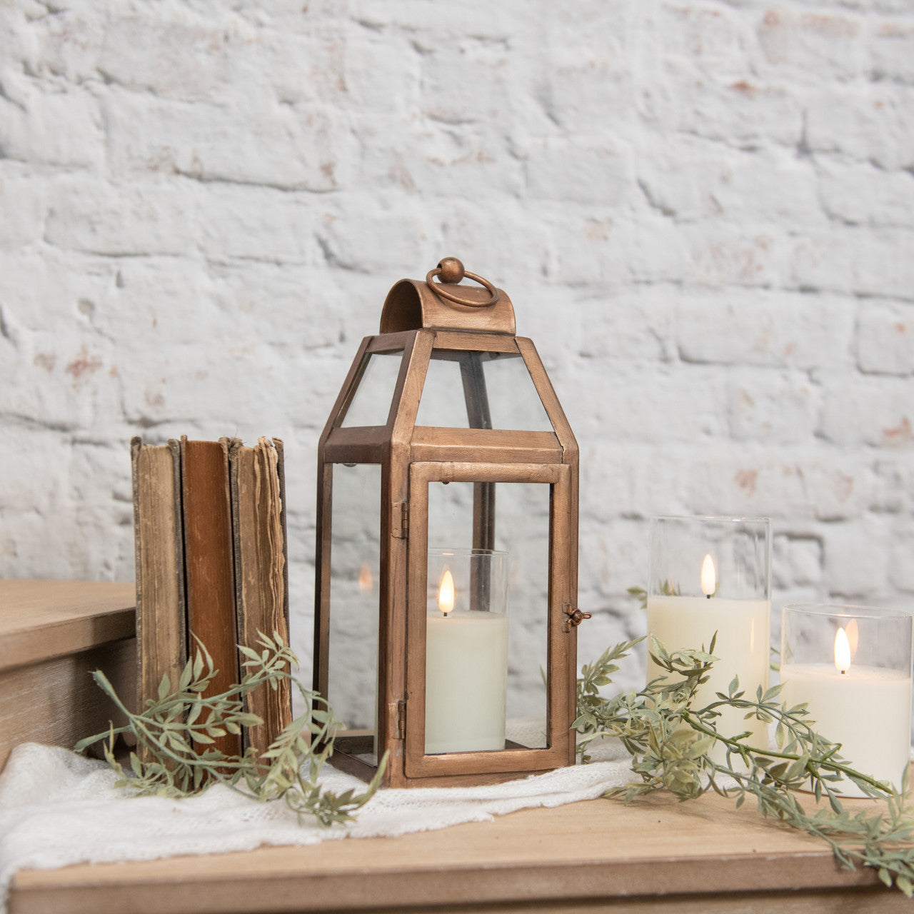 Lantern, Copper 12.25"