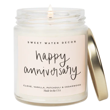 Happy Anniversary 9 oz Soy Candle