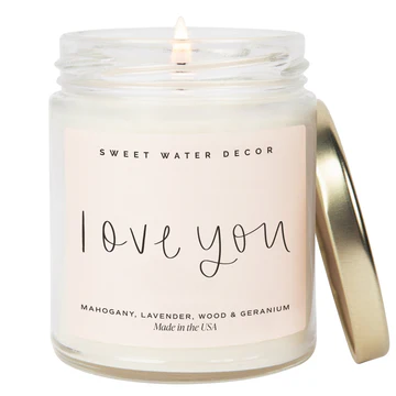 Love You 9 oz Soy Candle