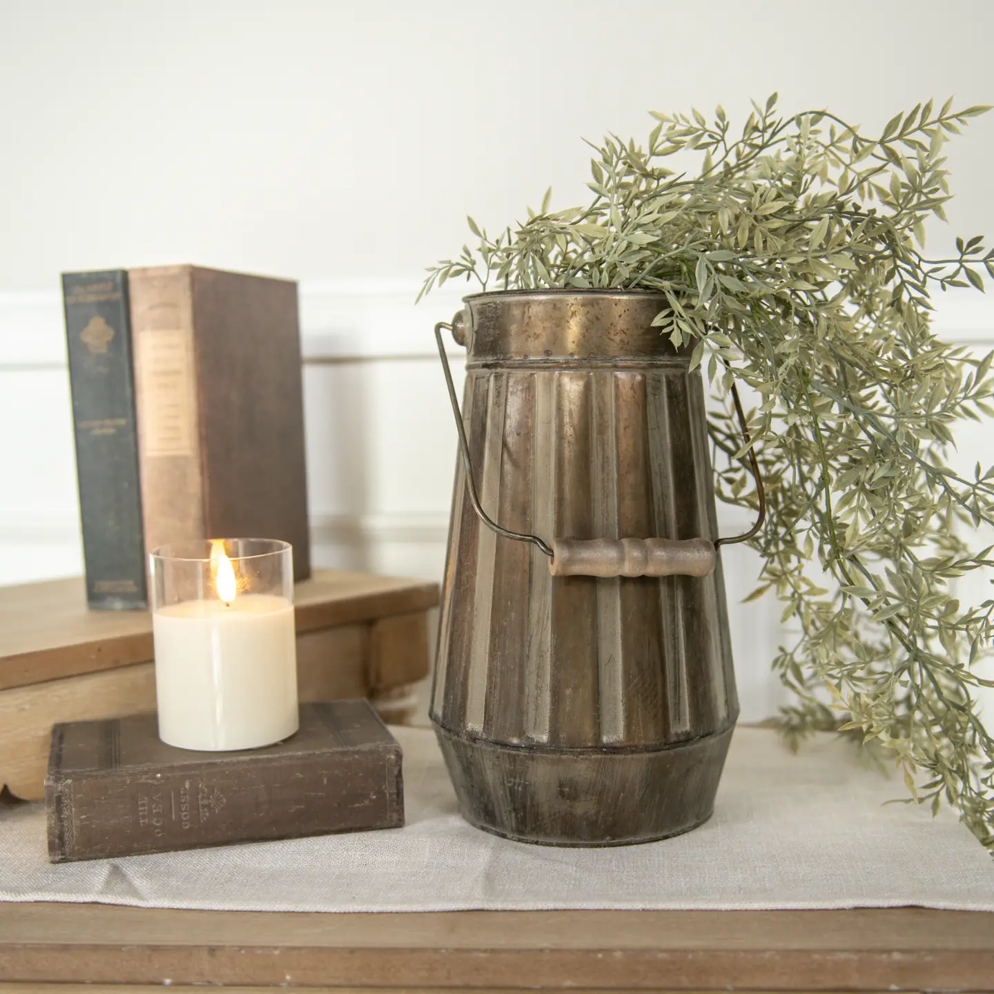 Bronze Vase w/ handle