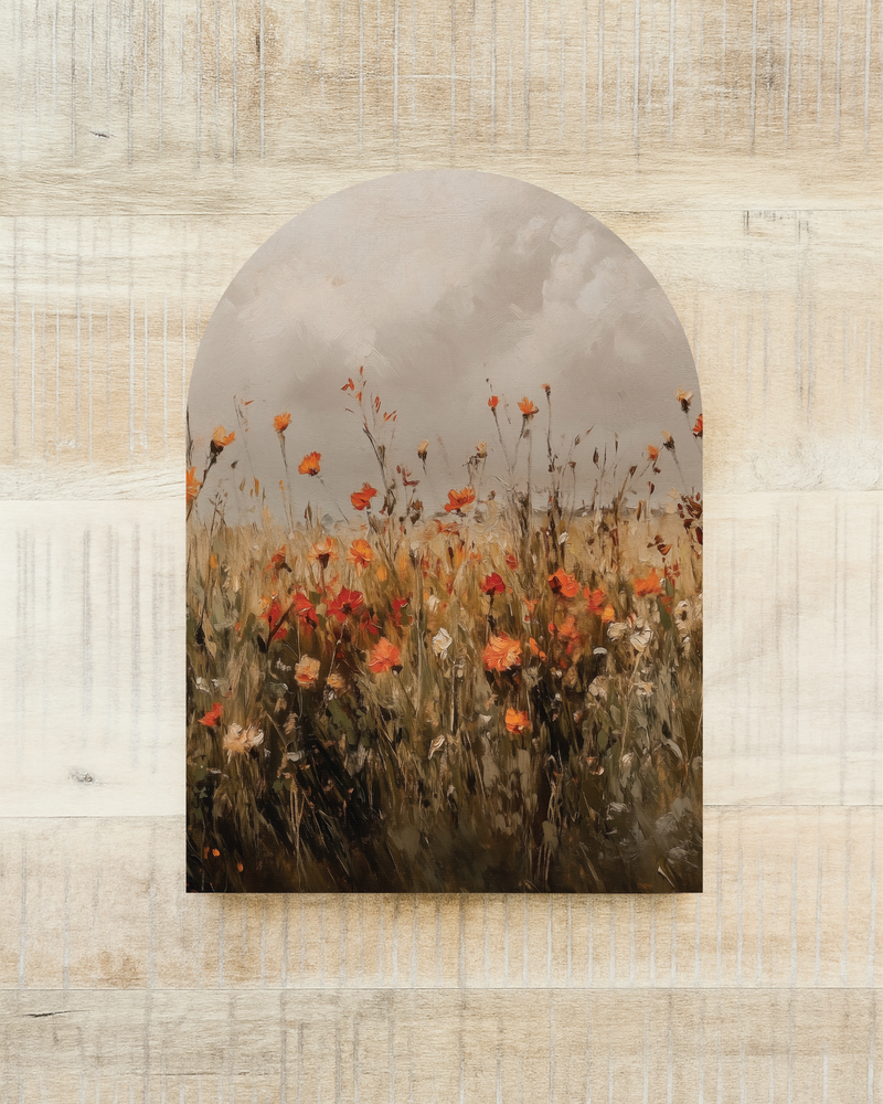 Fall Wildflower Field Arch