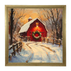 Red Barn at Christmas