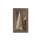 Gold and White Christmas Tree-Vertical Frame