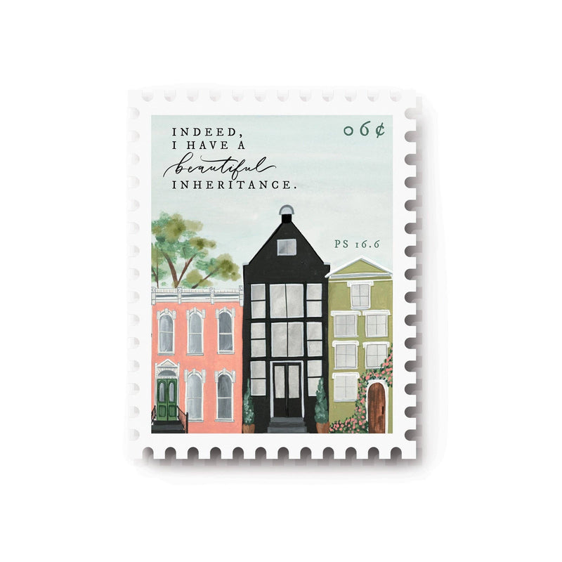 Sticker: Psalm 16:6 Stamp
