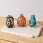 Mini Speckled Color Glass Vase