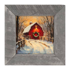 Red Barn at Christmas