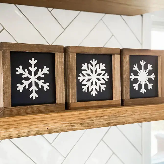 Snowflake Style 1| Winter Wall Decor, Winter Home Decor