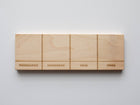 Gladfolk Wooden Place Value Board • Math Material with Number Set
