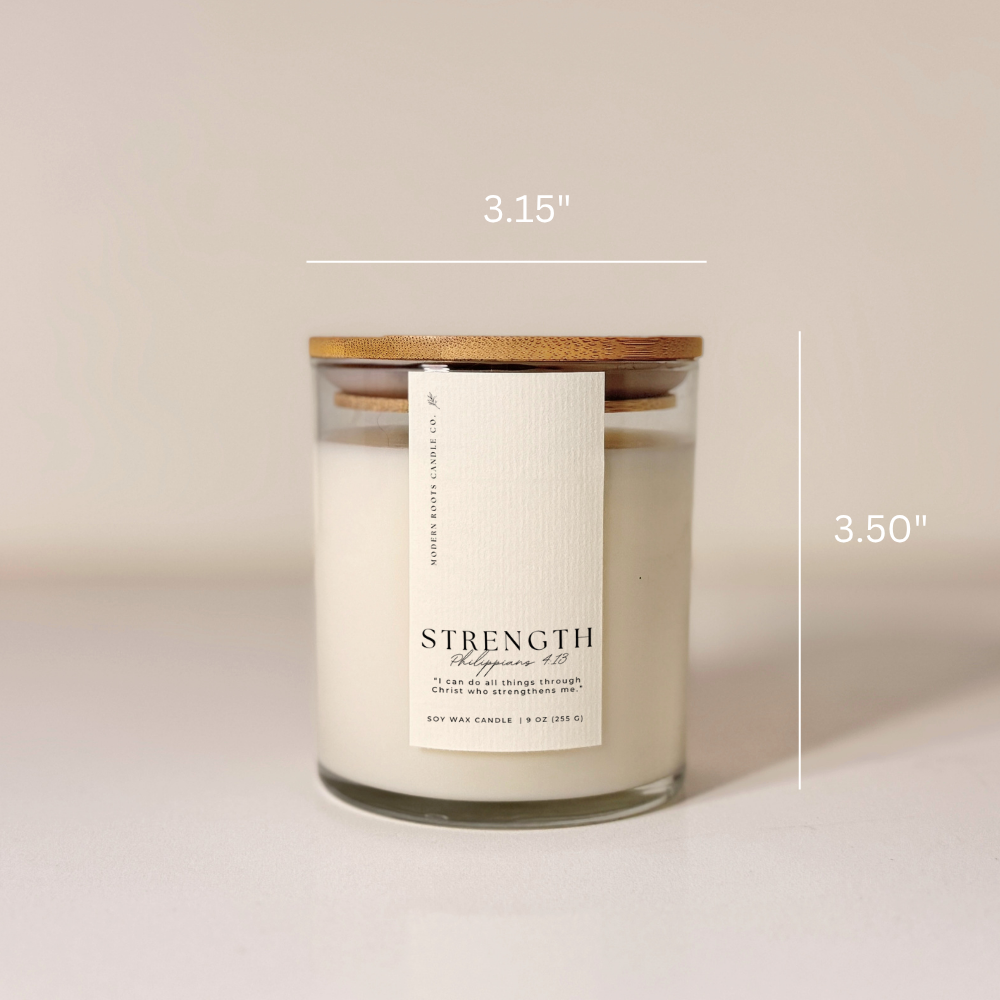 Strength | Palo Santo & Mossy Woods | 9 oz. Soy Candle