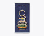 Book Club Enamel Keychain