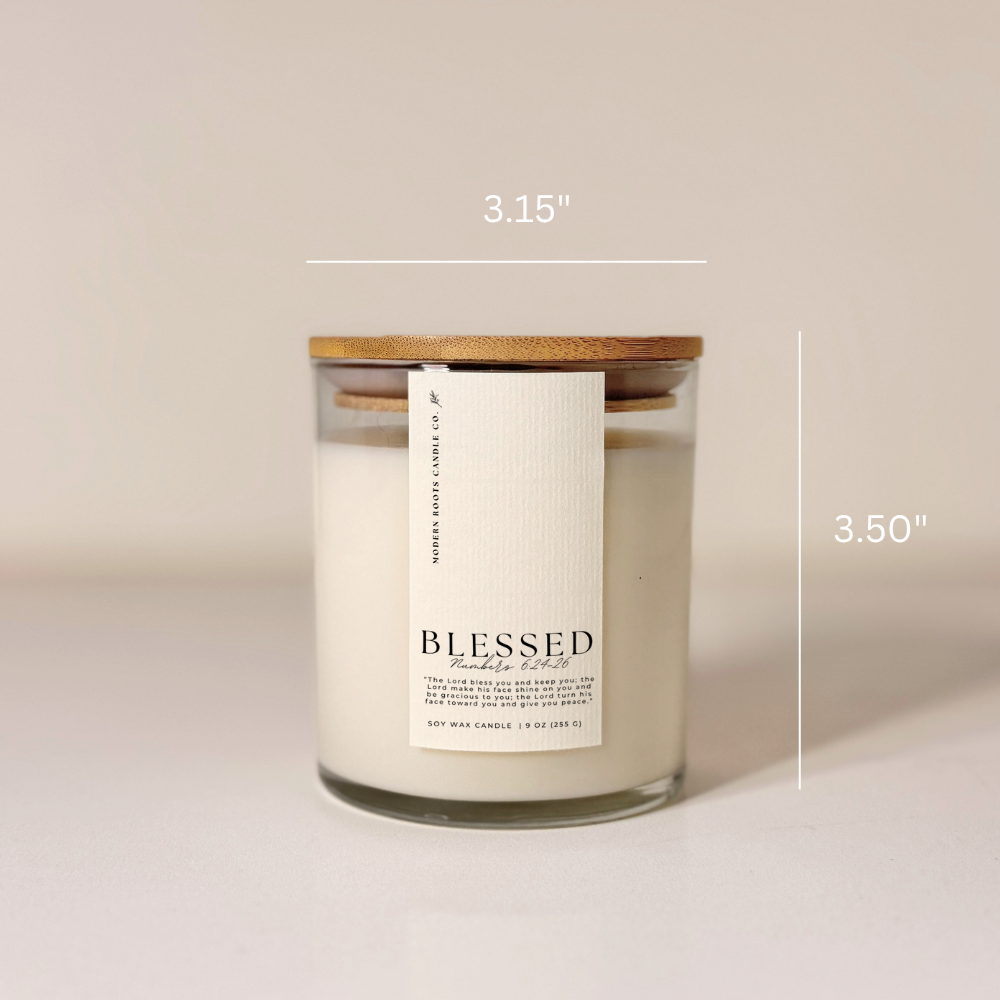 Blessed | Black Berries & Vanilla | 9oz. Soy Candle