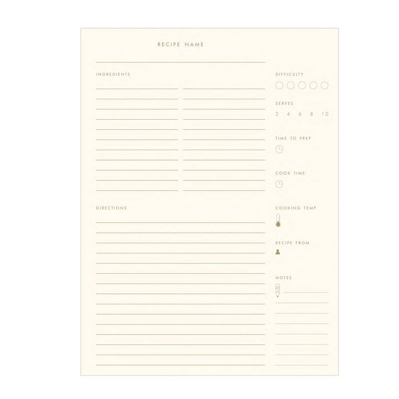 Gathered Recipes Recipe Book