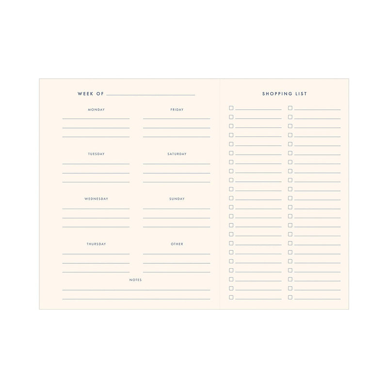 Standard Type Meal Planner