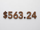 Gladfolk Wooden Number Set • Numerals & Math Equation Signs, Walnut