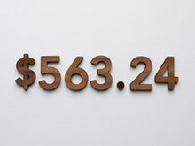Gladfolk Wooden Number Set • Numerals & Math Equation Signs, Walnut