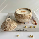 Snowflake Bauble Candle | Coconut-Soy Wax Christmas Decor