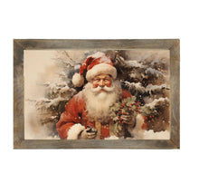 Santa smiling - Horizontal frame