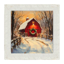 Red Barn at Christmas