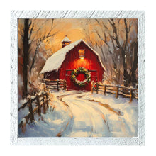 Red Barn at Christmas