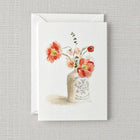 Vintage bouquet mini notecard