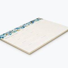 Garden Party Blue Meal Planner Notepad