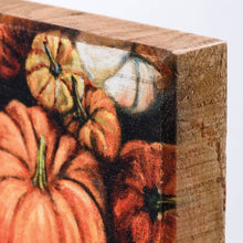 Pumpkins Block Sign