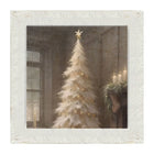 Gold and white Christmas tree