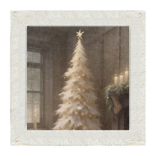 Gold and white Christmas tree