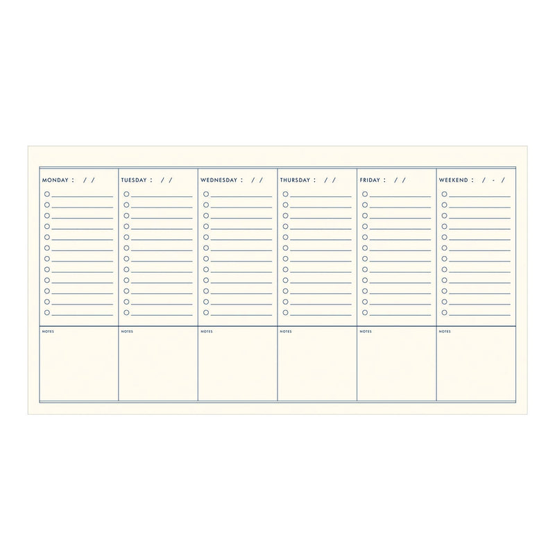 Floral Vines Weekly Planner