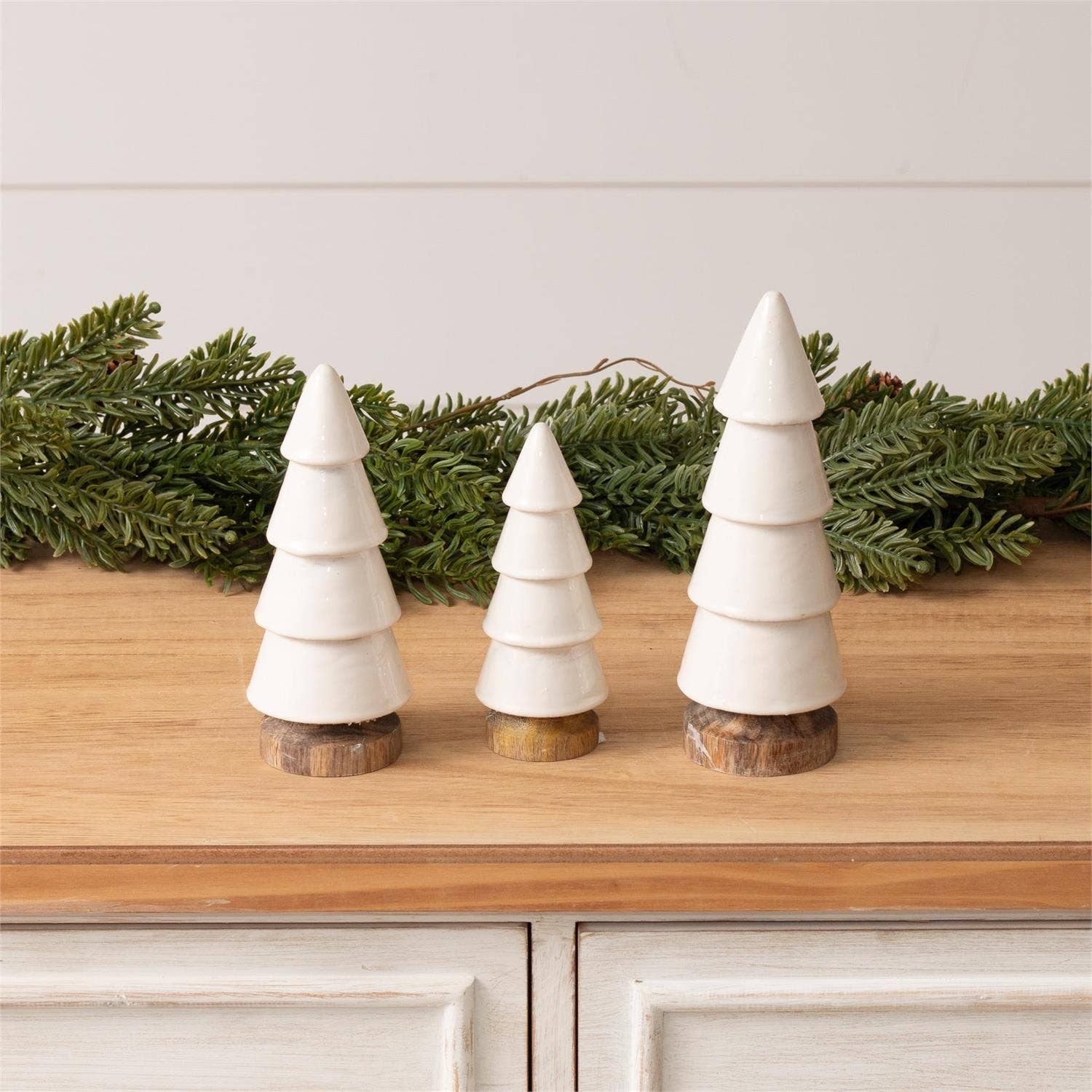 Mango Wood Trees With Enamel Coating