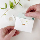 Hobnail Bouquet Mini Enclosure Notecard