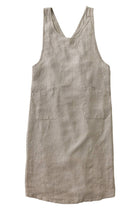 Linen Over Dress Apron Natural