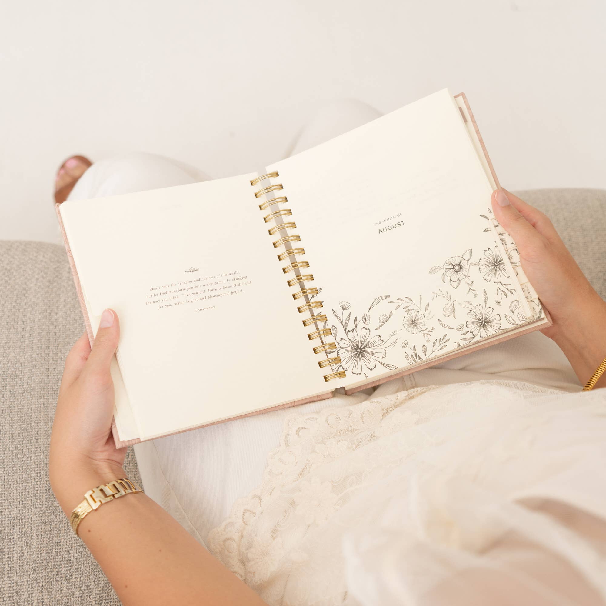 12-Month Undated Planner: Sonora Design, Spiral